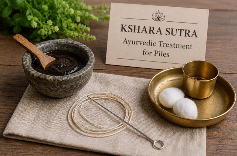 Kshara Sutra treatment for piles